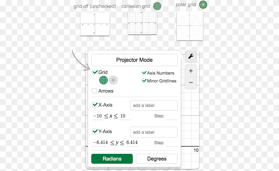 Hide And Show Grid U2013 Desmos Screenshot, Text, Electronics, Mobile Phone, Phone Png