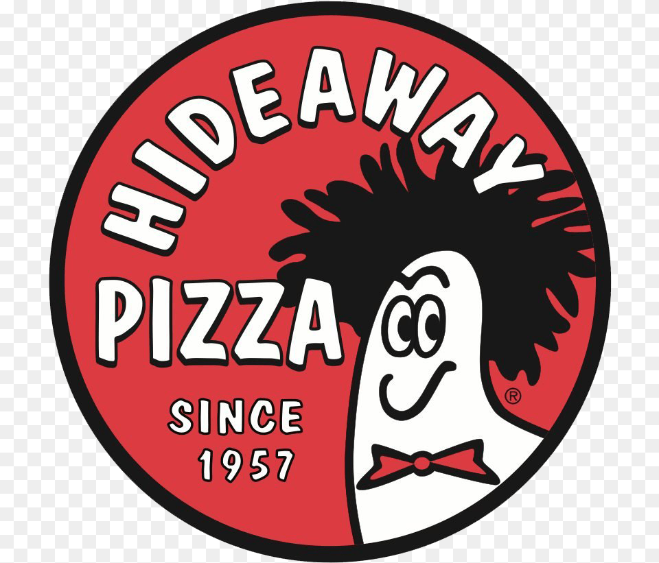 Hideaway Pizza Logo Hideaway Pizza Logo, Badge, Symbol, Text Png Image