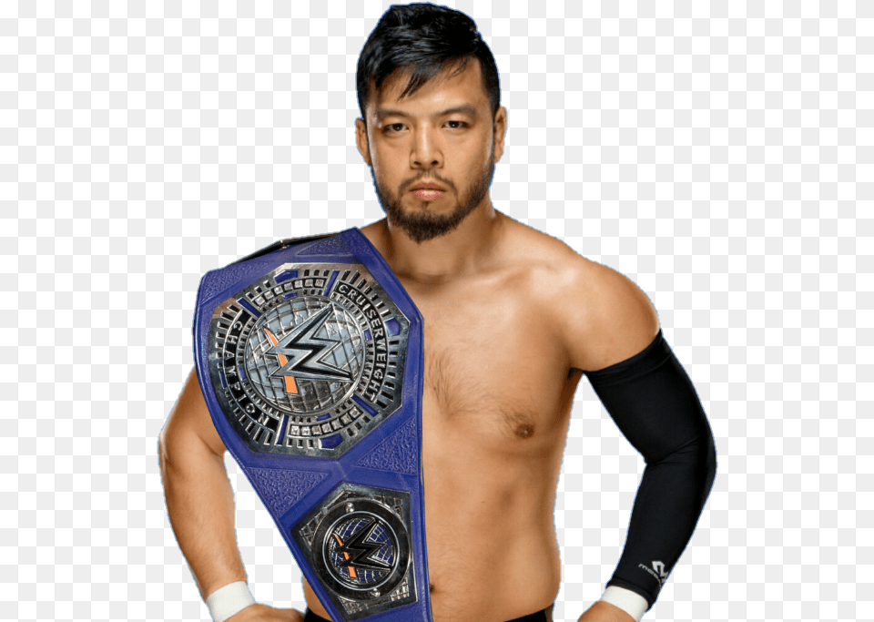 Hideo Itami Cruiserweight Champion, Arm, Body Part, Person, Adult Free Png