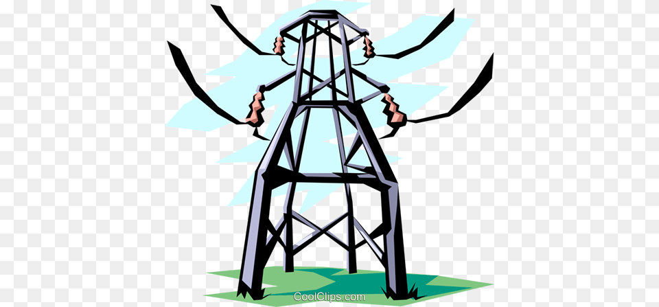 Hidro Electricidad Libres De Derechos Ilustraciones Energia Eletrica, Cable, Power Lines, Electric Transmission Tower, Person Png Image