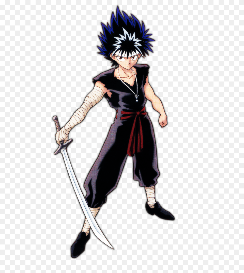 Hiei, Weapon, Sword, Adult, Person Free Png