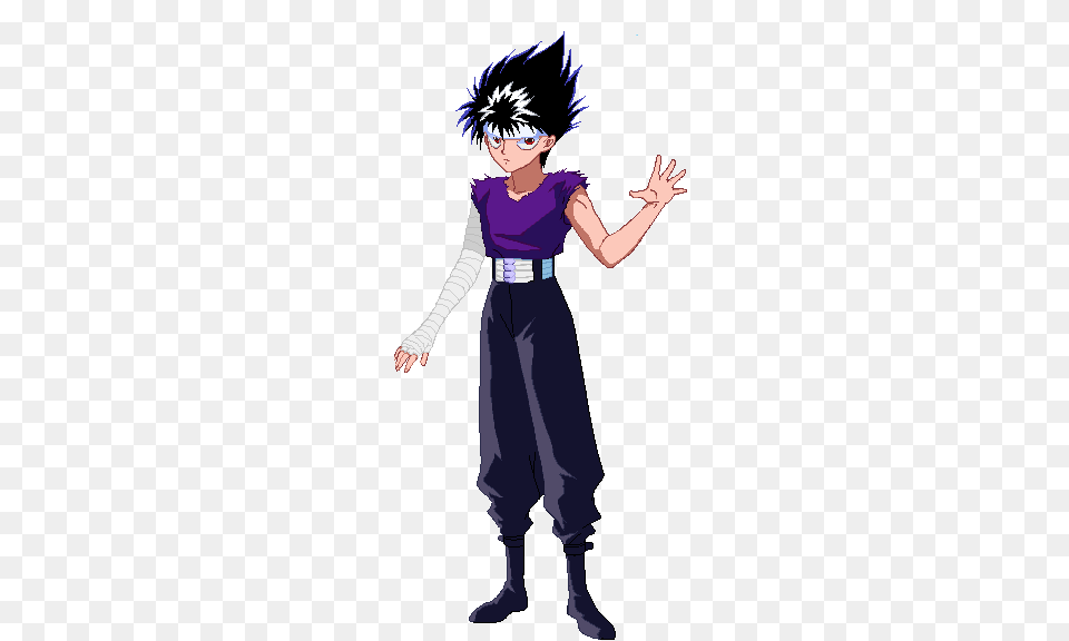 Hiei High Def Sprite, Book, Publication, Comics, Person Free Png Download