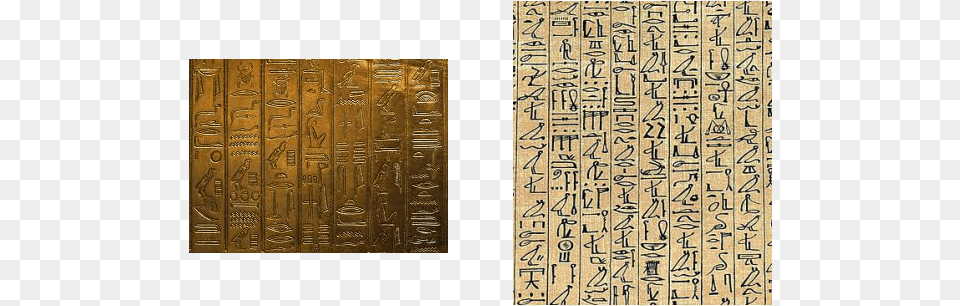 Hieroglyphs On The Papyrus Of Ani Showing Cursive Hieroglyphs Egyptian Hieroglyphic Dictionary By Budge E A Wallis, Gate, Wood, Art, Collage Free Png Download