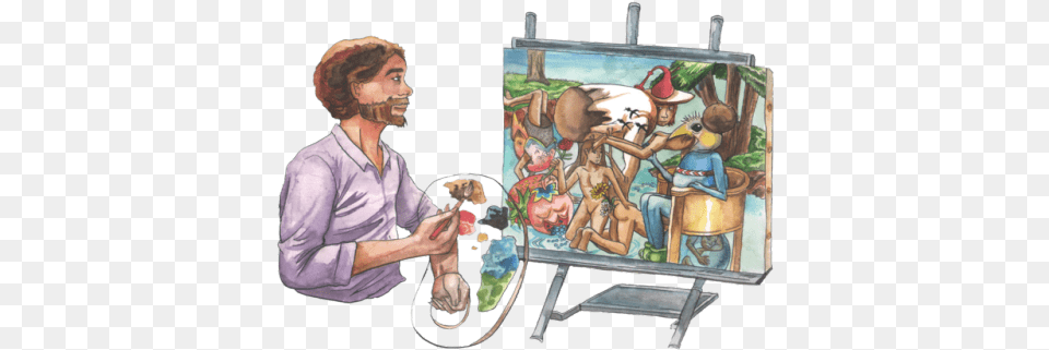 Hieronymus Bob Hieronymus Bob, Art, Canvas, Painting, Adult Png