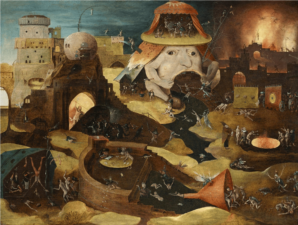 Hieronymus Bosch Rendering Of Hell, Art, Painting, Person, Face Free Transparent Png