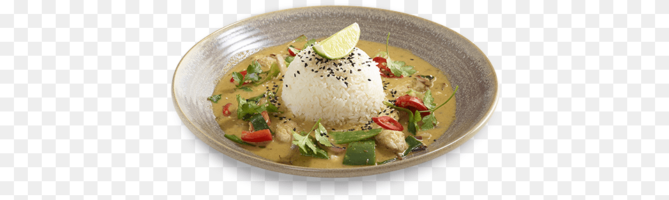 High Angle Picture Of Our Chicken Raisukaree Dish On Wagamama Raisukaree, Food, Food Presentation, Meal, Bowl Free Png Download