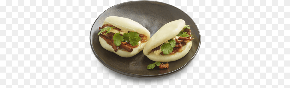 High Angle Picture Of Our Korean Barbecue Beef Red Hirata Steamed Bun Wagamama, Burger, Food, Sandwich, Bread Free Transparent Png