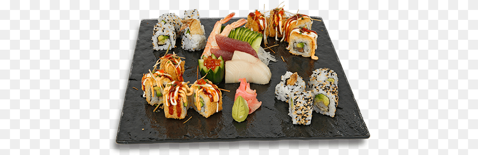 High Angle Picture Of Our Nakama Sushi Platter On A Nakama Sushi Restaurant Amp Lounge, Dish, Food, Meal, Grain Png Image
