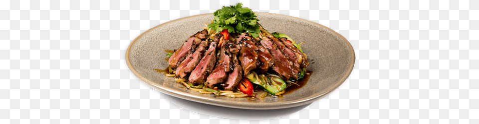 High Angle Picture Of Our Teriyaki Duck Soba Dish On, Food, Meal, Platter, Food Presentation Free Png Download