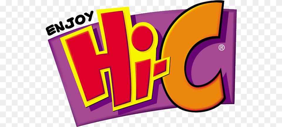 High C Logo Hi C Juice Box With Straw, Purple, Text Free Png Download