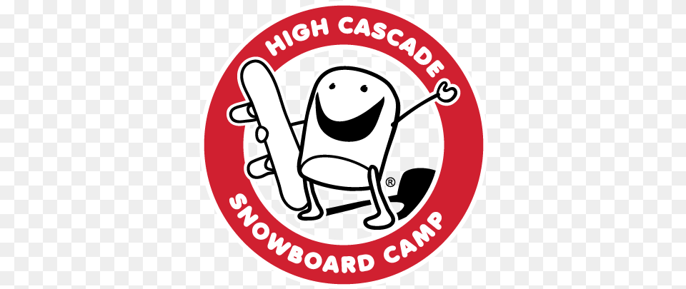 High Cascade Snowboard Camp High Cascade Snowboard Camp, Sticker, People, Person, Logo Free Transparent Png