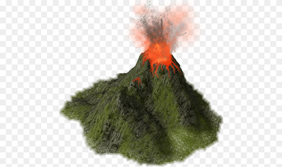 High Clipart Volcanic Mountain Real Volcano Transparent, Nature, Eruption, Outdoors, Wedding Free Png Download