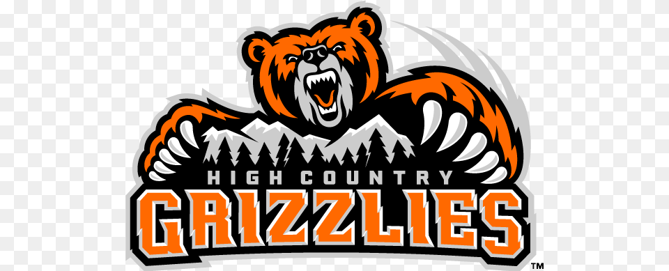 High Country Grizzlies Logo High Country Grizzlies Football, Animal, Zoo, Mammal, Tiger Free Transparent Png