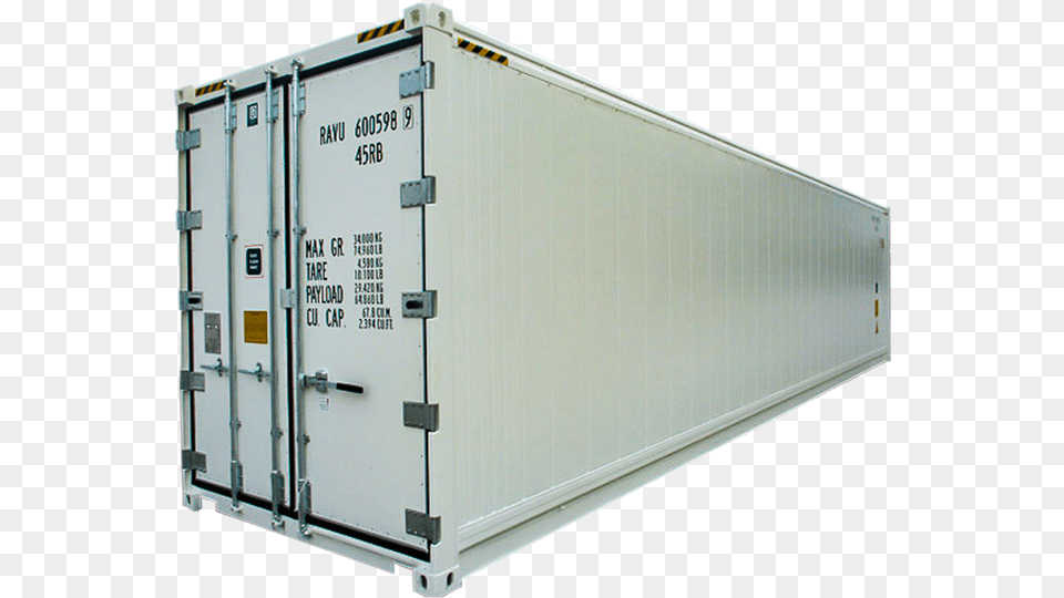 High Cube Refrigerated Container Machine, Shipping Container, Cargo Container, Moving Van, Transportation Free Png Download