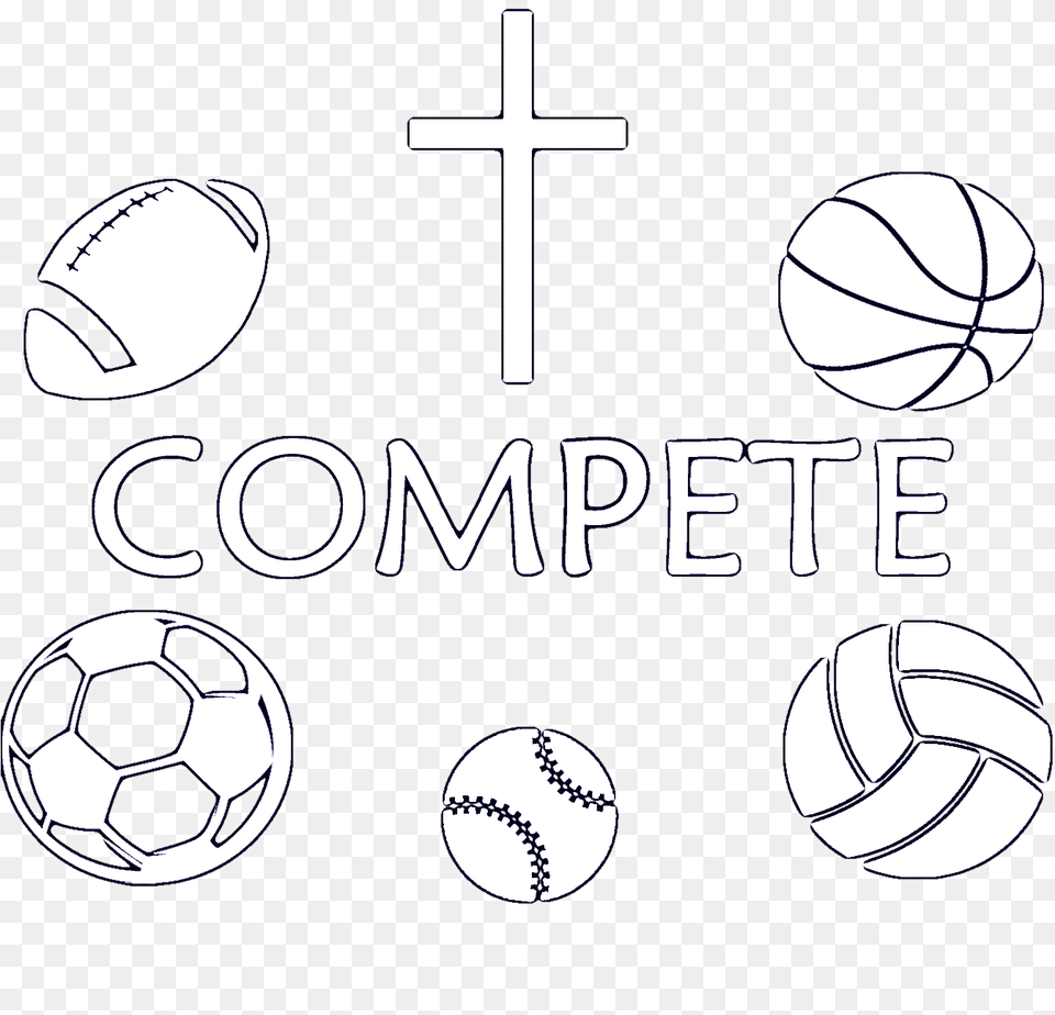 High Def Logo 2 With Outline Inverted Margaretha Danbolt Simons, Ball, Cross, Football, Soccer Png Image