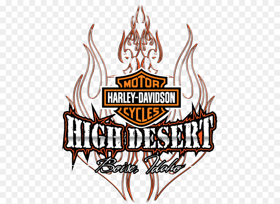 High Desert Harley Davidson Night Meridian Speedway, Emblem, Symbol, Logo Png