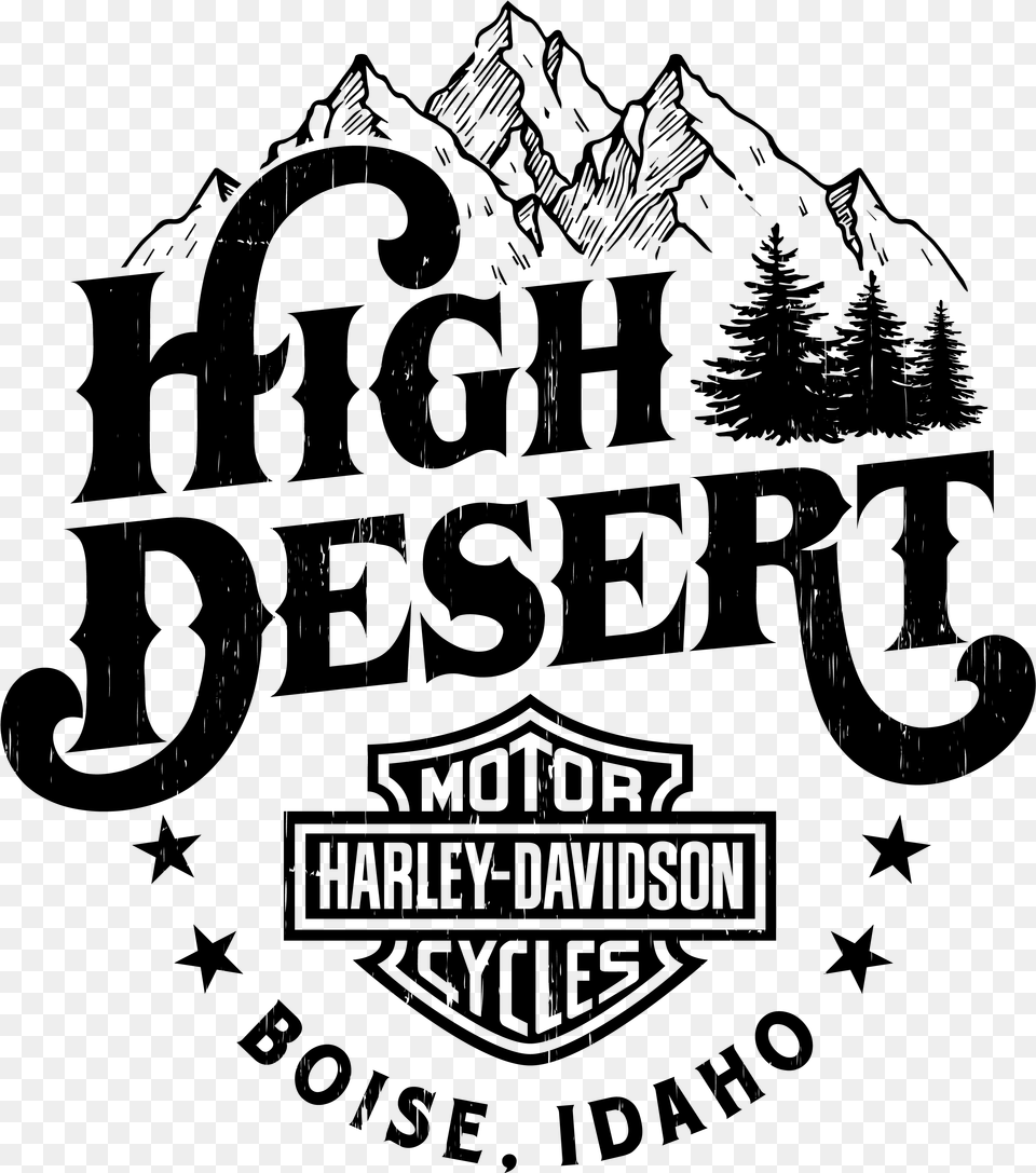 High Desert Logo High Desert Harley Davidson Logo, Gray Png