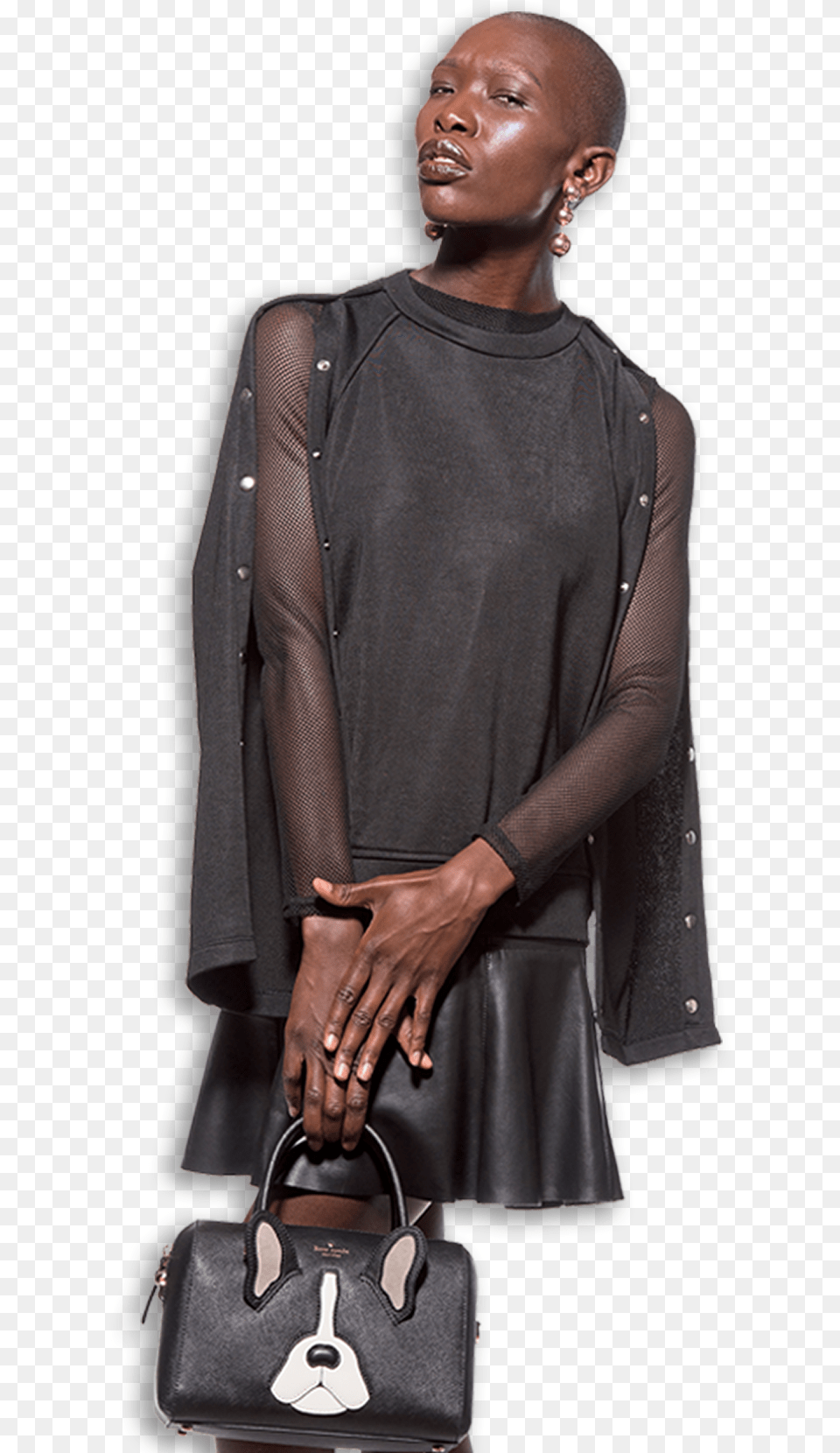 High Fashion Black Models Accessories, Handbag, Bag, Purse Free Transparent Png