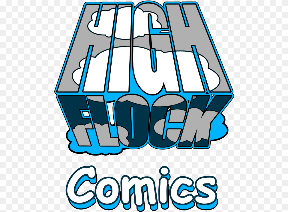 High Flock Comics Logo Amp Home Page Png Image