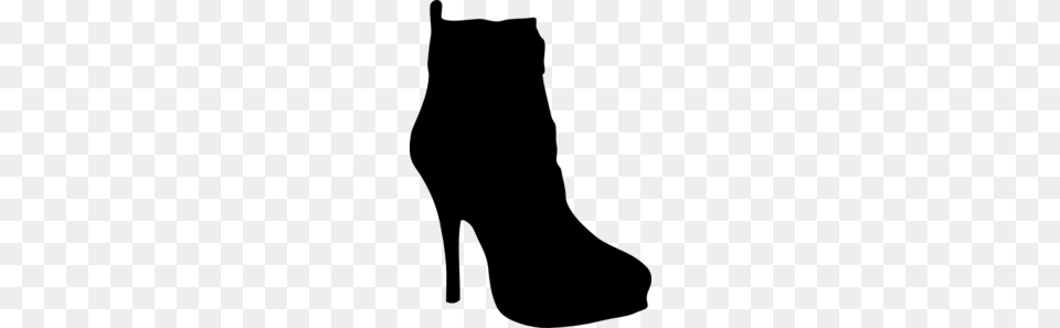 High Heel Boots Clip Art For Web, Gray Png