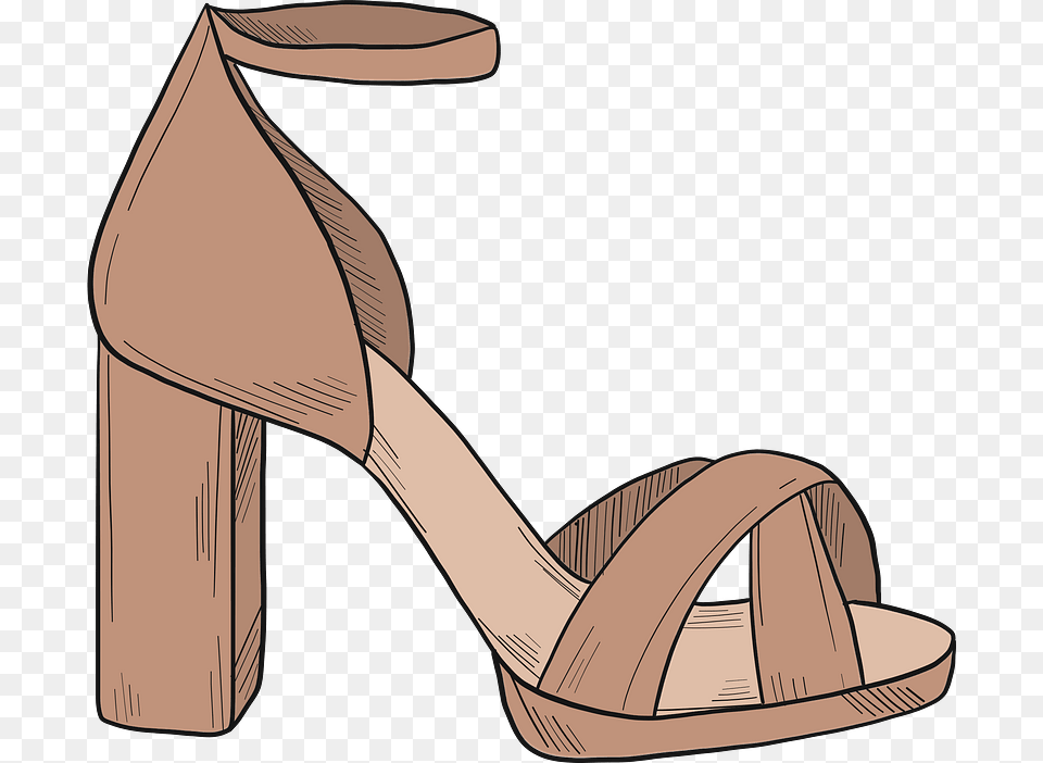 High Heel Clipart Sandal, Clothing, Footwear, High Heel, Shoe Free Transparent Png