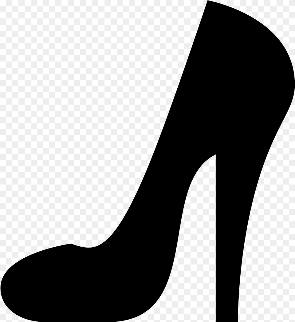 High Heel Shoe Vibrant High Heels Icon, Gray Png