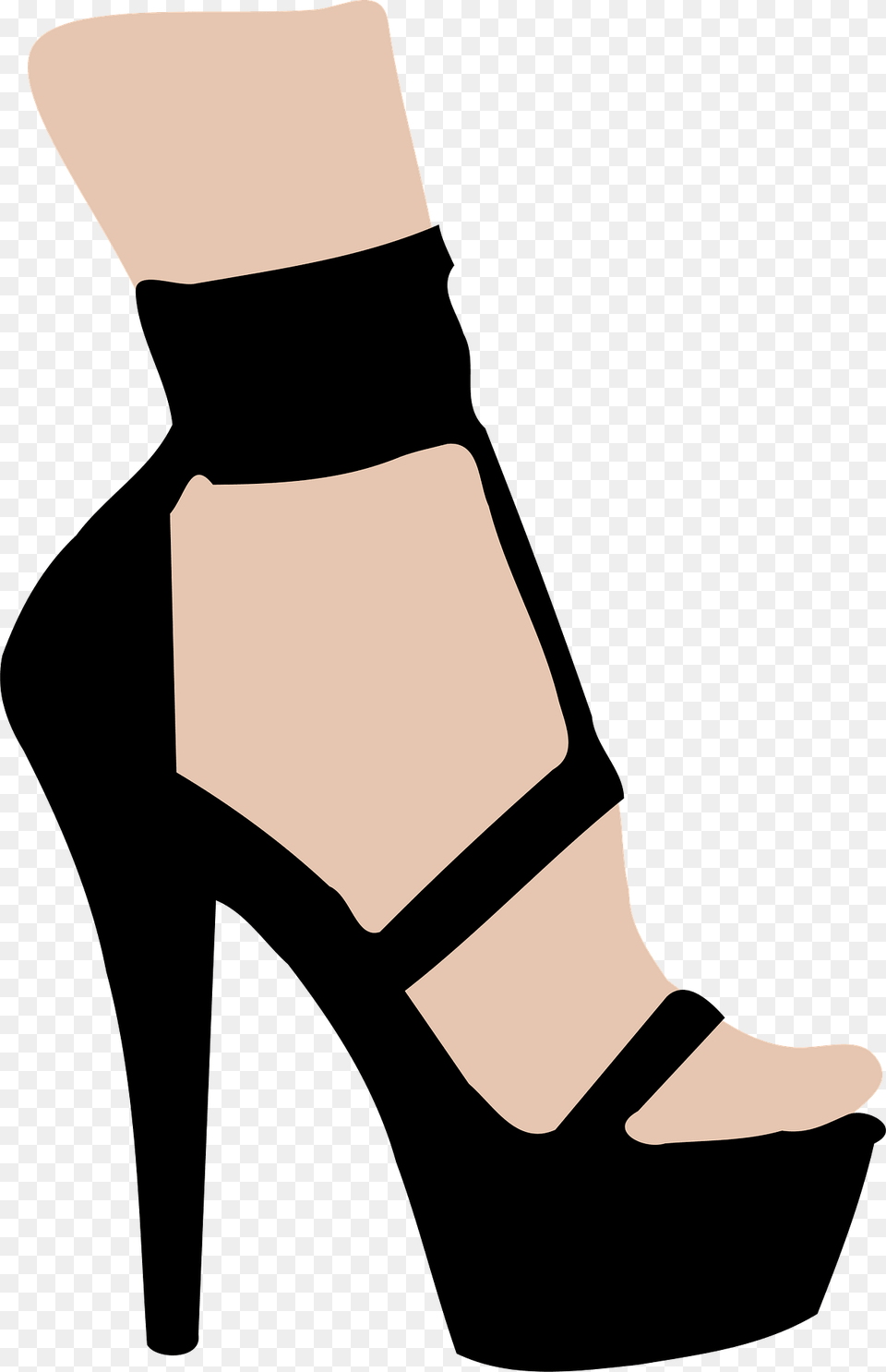 High Heeled Shoe Clipart, Clothing, Footwear, High Heel, Person Free Png Download