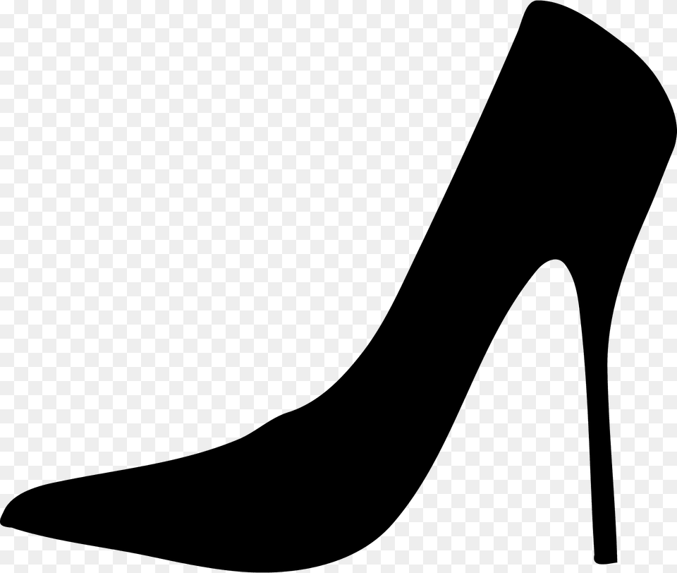 High Heeled Shoe Silhouette, Clothing, Footwear, High Heel Free Png