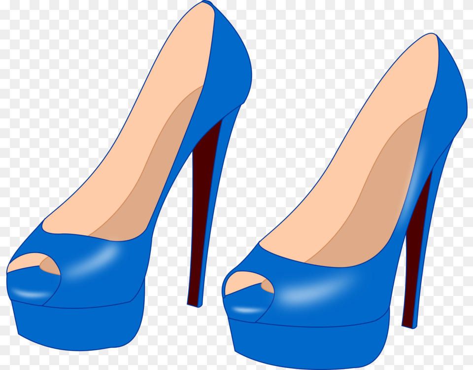 High Heeled Shoe Stiletto Heel Drawing Court Shoe, Clothing, Footwear, High Heel, Animal Free Transparent Png