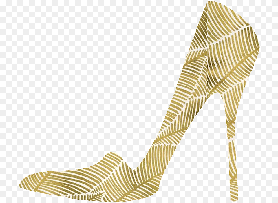 High Heels Images Gold Shoes Transparent Background, Clothing, Footwear, High Heel, Shoe Free Png Download