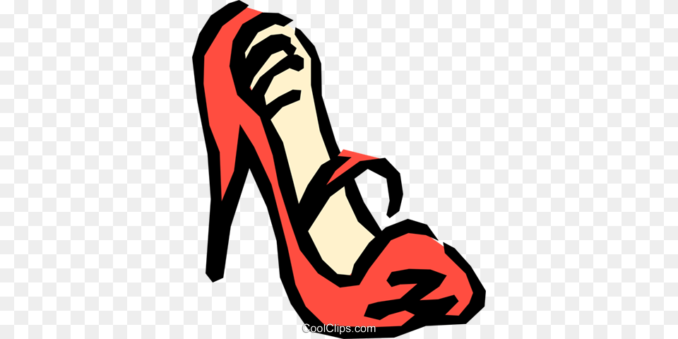 High Heels Royalty Vector Clip Art Illustration, Clothing, Footwear, High Heel, Shoe Free Png