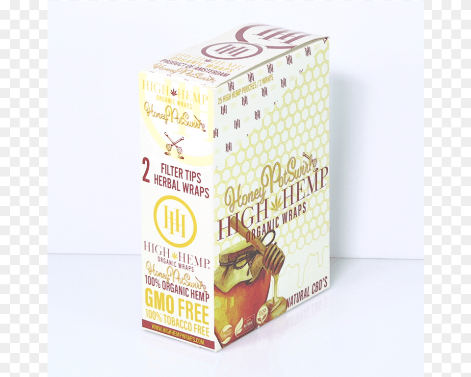 High Hemp Wrap Honey Pot Swirl Flavor 2pack 25box Box, Food, Cardboard, Carton, Adult Free Png
