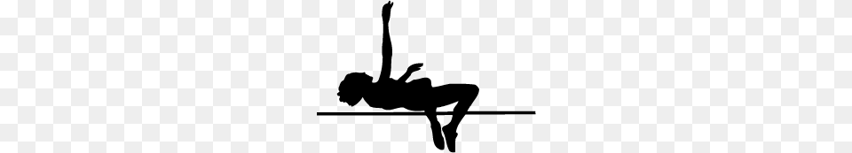 High Jump Black And White High Jump Black, Person, Sport, Track And Field, High Jump Free Transparent Png