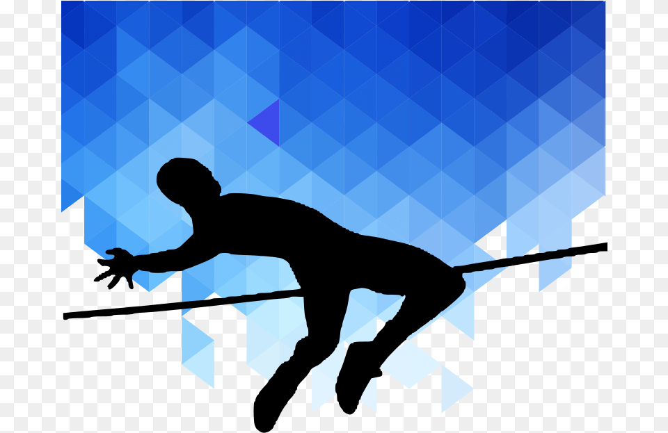 High Jump High Jump Silhouette, Adult, Male, Man, Person Free Transparent Png
