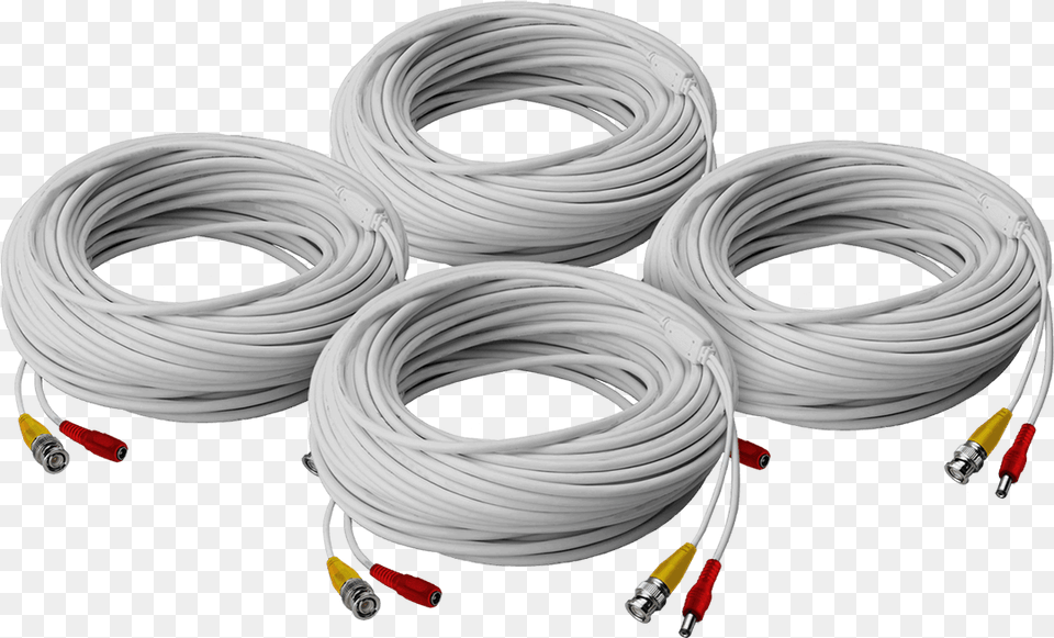 High Performance Security Camera Cables 4 60ft Bnc 60ft Bnc Cable, Wire Png