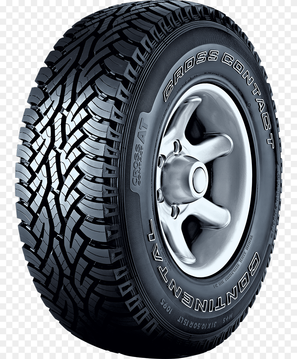 High Performance Tyre For Heavy Terrain Conti Cross Contact, Alloy Wheel, Car, Car Wheel, Machine Png Image