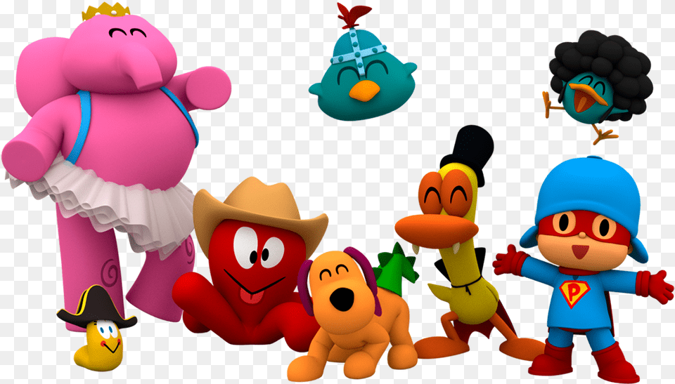 High Pocoyo Party, Toy, Baby, Person, Face Free Png