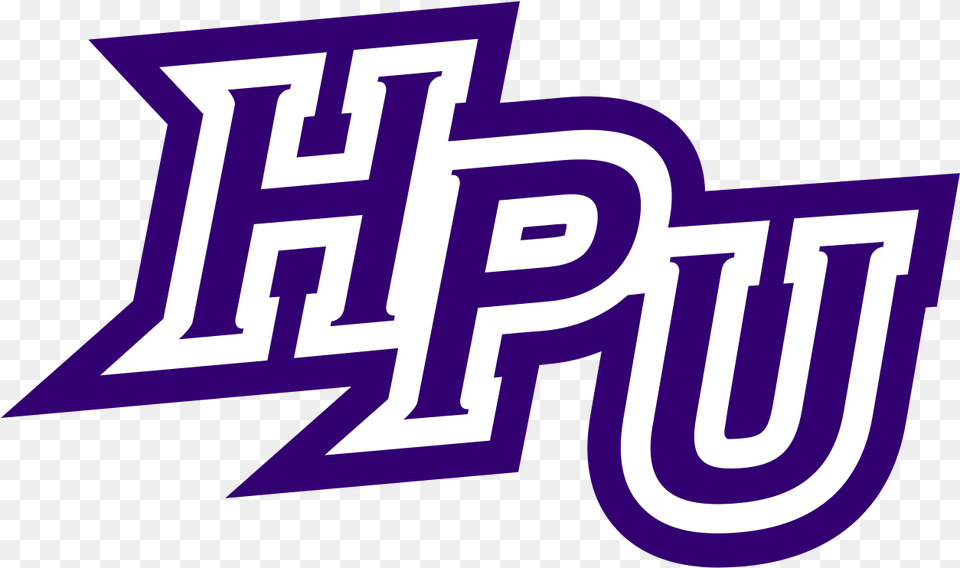 High Point University Logo, Purple, Text Png