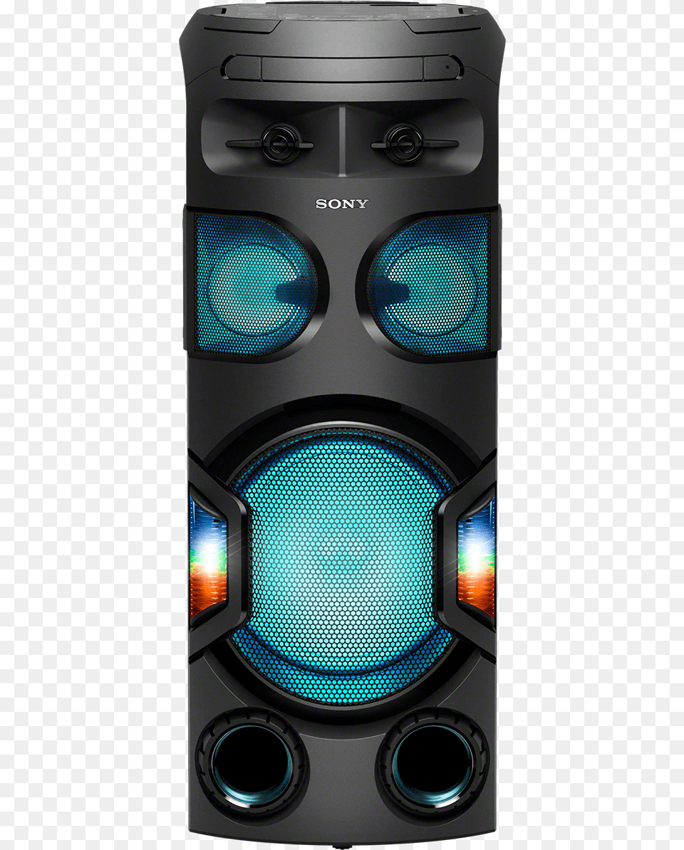 High Power Audio System With Bluetooth Technology Sony, Electronics, Speaker, Stereo, Light Png Image
