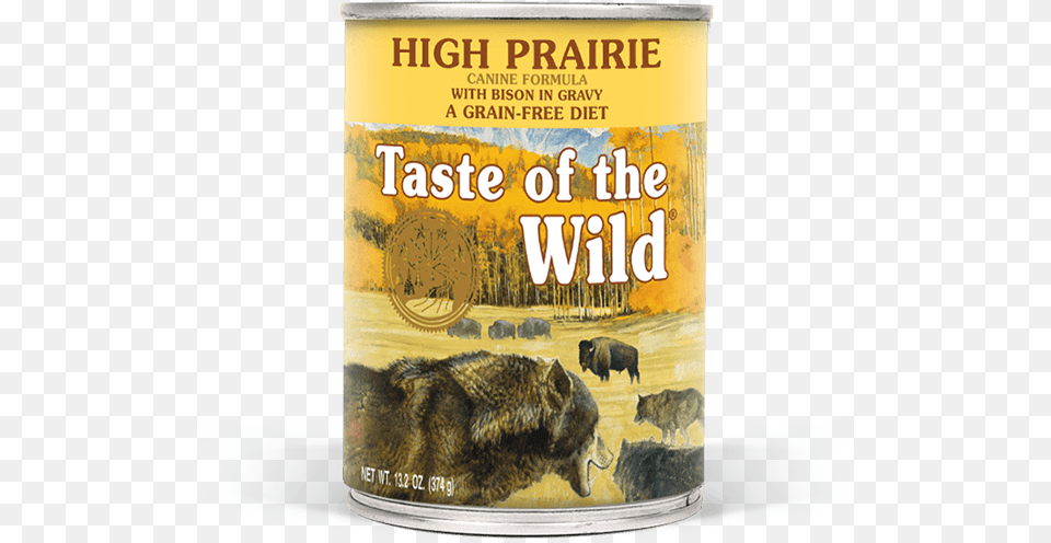 High Prairie Canine Formula With Bison In Gravy Package Dog Food, Cow, Animal, Tin, Mammal Free Transparent Png
