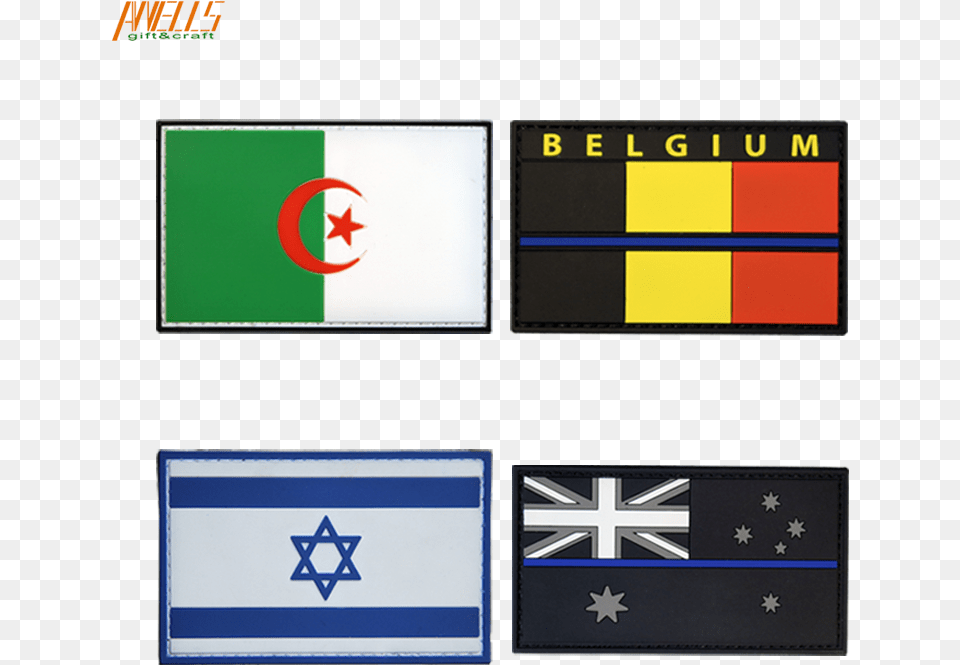 High Quality 3d2d Flag Pvc Rubber Patch Custom All Flag Of Israel Free Png Download