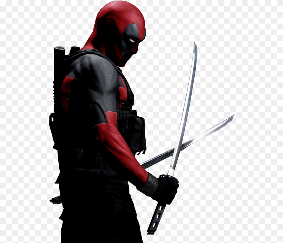 High Quality Deadpool Icon Deadpool Movie, Sword, Weapon, Adult, Male Png Image