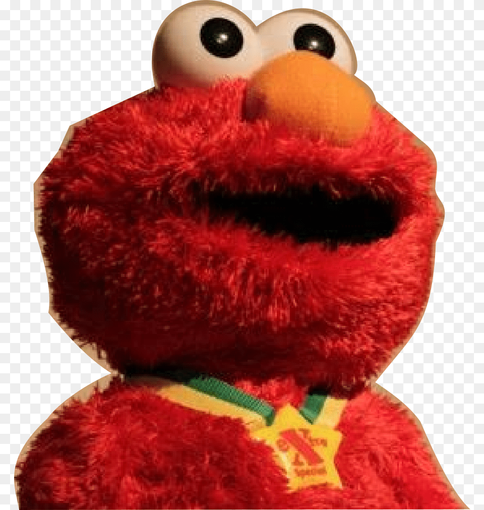 High Quality Elmo On Drugs Blank Meme Template Bald Tickle Me Elmo, Plush, Toy, Baby, Person Free Transparent Png