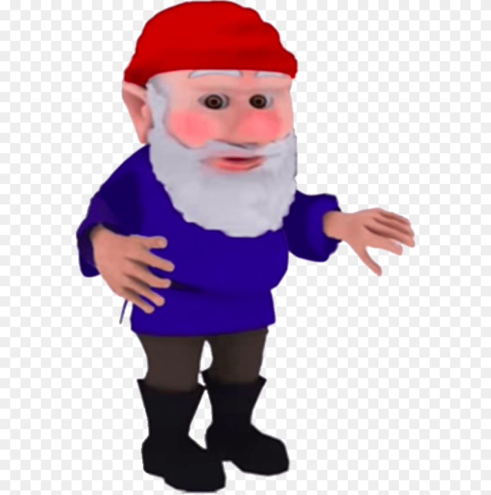 High Quality Gnome Blank Meme Template Gnome Meme, Baby, Person, Face, Head Free Png Download