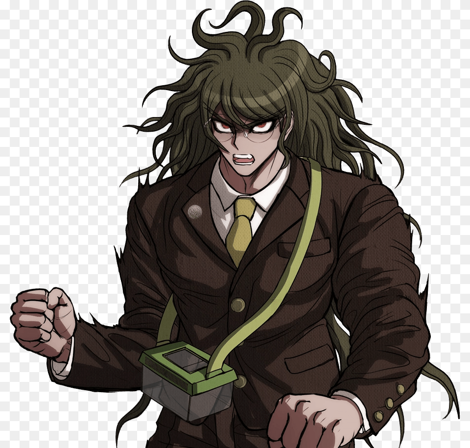 High Quality Gonta Gokuhahahaahhhaah Blank Meme Template Gonta Gokuhara Sprite, Publication, Book, Comics, Person Png Image