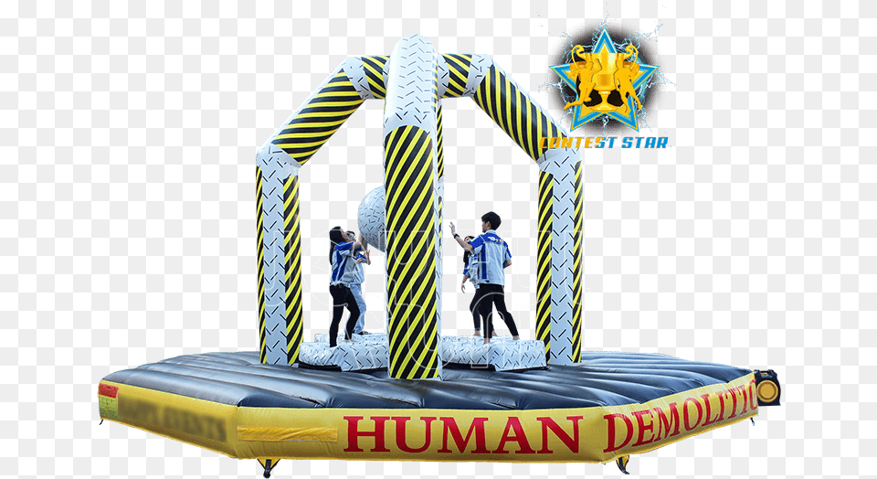 High Quality Human Demolition Zone Inflatable Wrecking Inflatable, Person Free Transparent Png