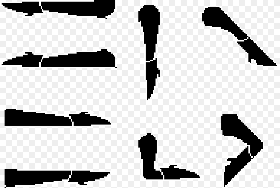High Quality Sprite Sheet Of The Best Character In Undertale Chara A Sprite Sheet, Silhouette Png Image