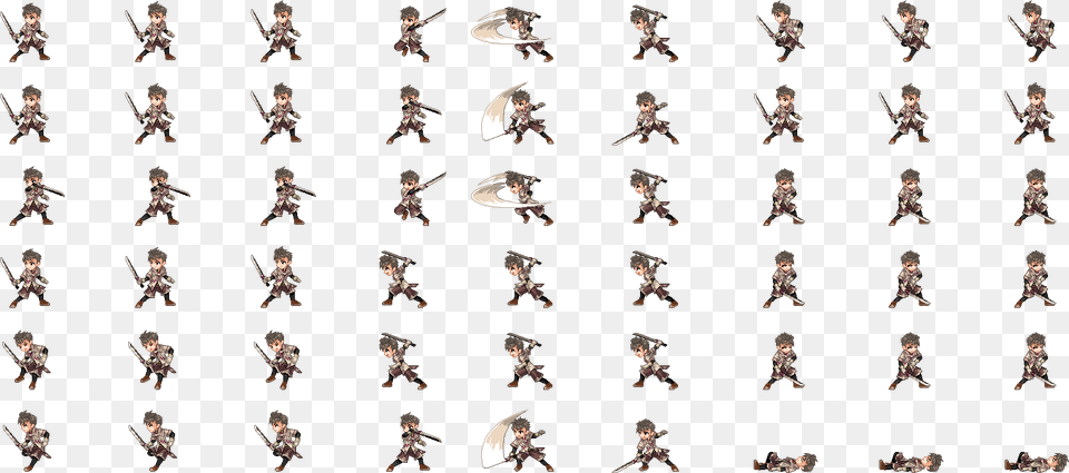 High Quality Sprite Sheets, Person Free Png