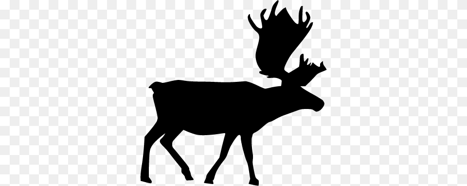 High Quality Stencil 10 Mil Company With Reindeer Logo, Gray Free Transparent Png