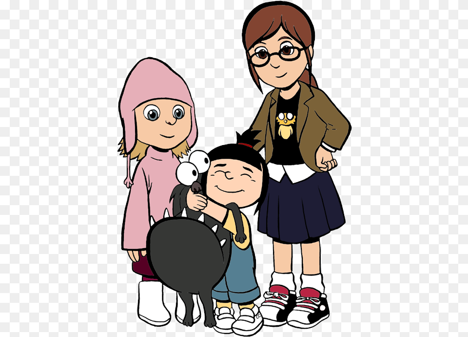 High Re Pencil And Despicable Me Characters Clip Art, Book, Publication, Comics, Person Free Transparent Png